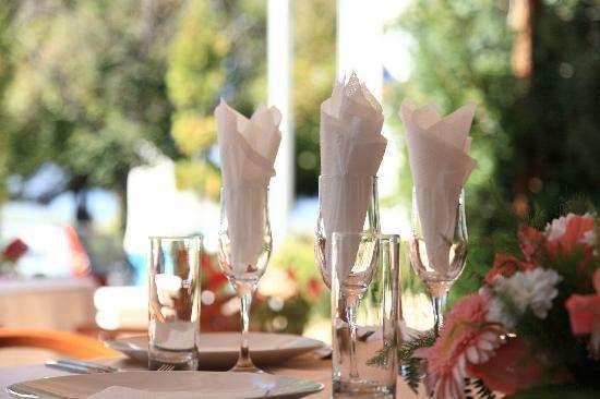 Hotel Lebed Ohrid Restaurang bild